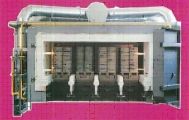 Großraum-Herdwagenofen, gebraucht 