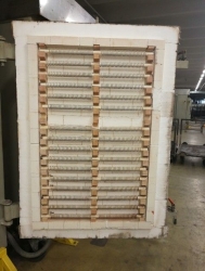 4 Stück Kammeröfen, 2,61 m³, 1320 °C, elektrisch beheizt,
gebraucht