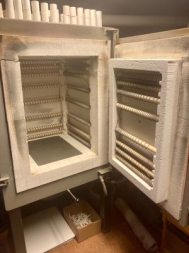 Kammerofen, elektrisch beheizt, 1400 °C, 200 Liter - gebraucht 