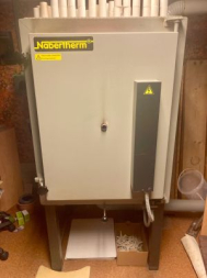 Kammerofen, elektrisch beheizt, 1400 °C, 200 Liter - gebraucht 